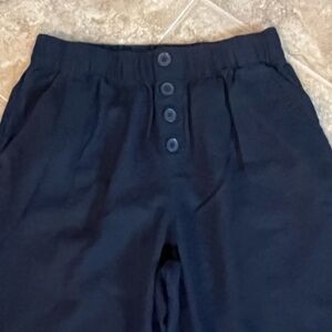 Loft outlet navy high rise linen pants in MP.